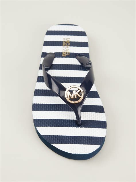 prange michael kors flip flop stripe|Michael Kors Sandals and flip.